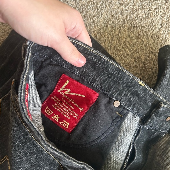 Citizens Of Humanity Dark Denim Skirt Sophia Knee Length Cotton Business Size 31 - Picture 8 of 9